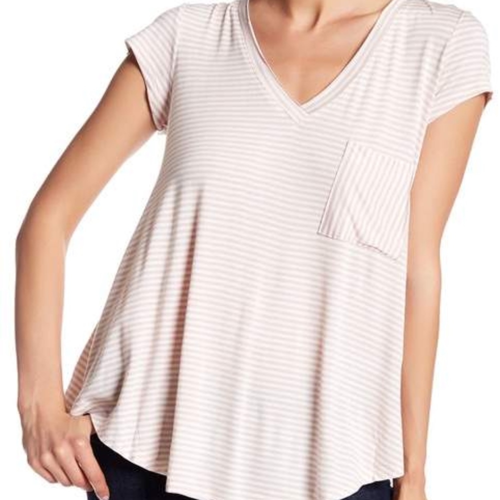 H By Bordeaux White Blouse